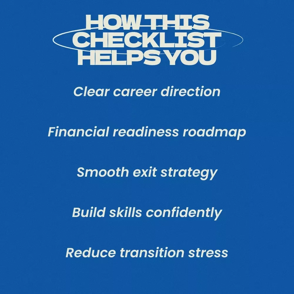 How to Prepare to Leave Your Job for Something New Checklist | Career Transition Planner, Quit Job Guide, Life Change Workbook, Digital Download