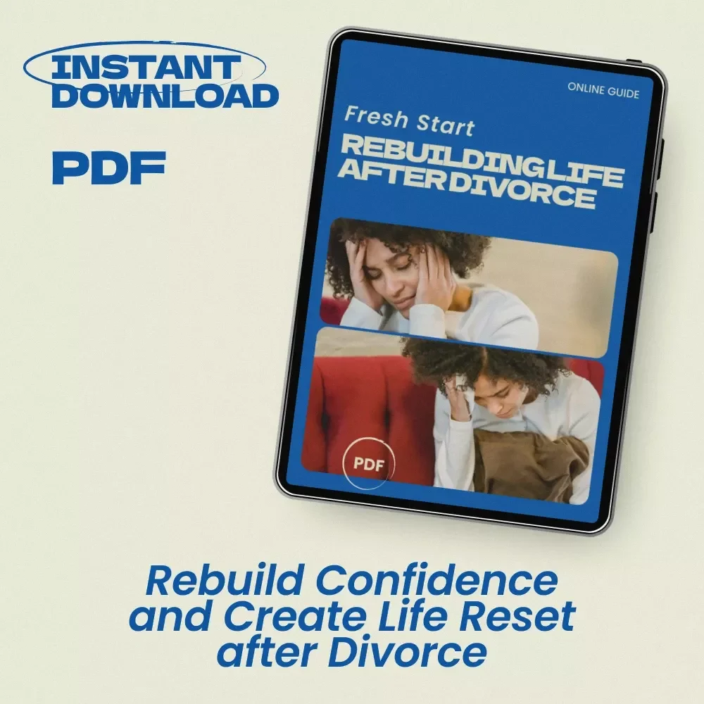 Fresh Start: Rebuilding Life After Divorce – Life Reset After Divorce Guide, Emotional Healing Workbook, Self-Discovery & Personal Growth Plan, Digital Download