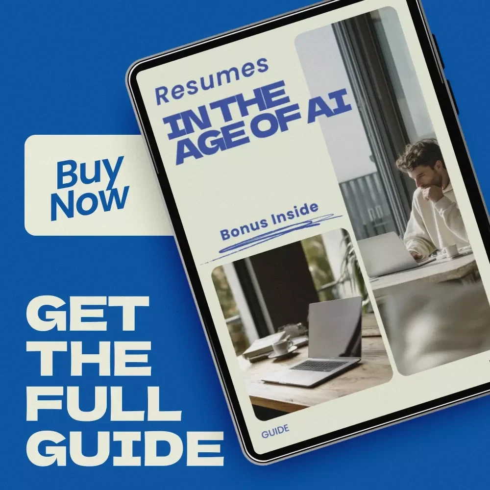 Resumes in the Age of AI | How to Use ChatGPT to Write a Resume Guide | Modern Job Search eBook | AI Resume Writing Checklist & Templates