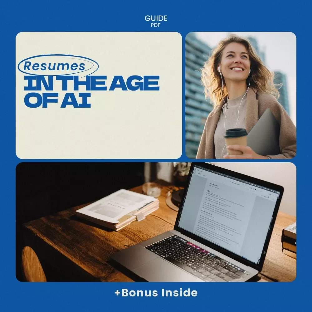 Resumes in the Age of AI | How to Use ChatGPT to Write a Resume Guide | Modern Job Search eBook | AI Resume Writing Checklist & Templates