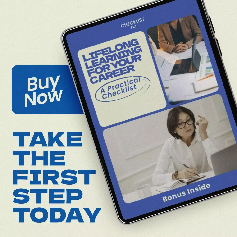 Lifelong Learning for Your Career: A Practical Checklist – How to Embrace Lifelong Learning for Your Career, Career Growth Digital Download, Professional Development Checklist