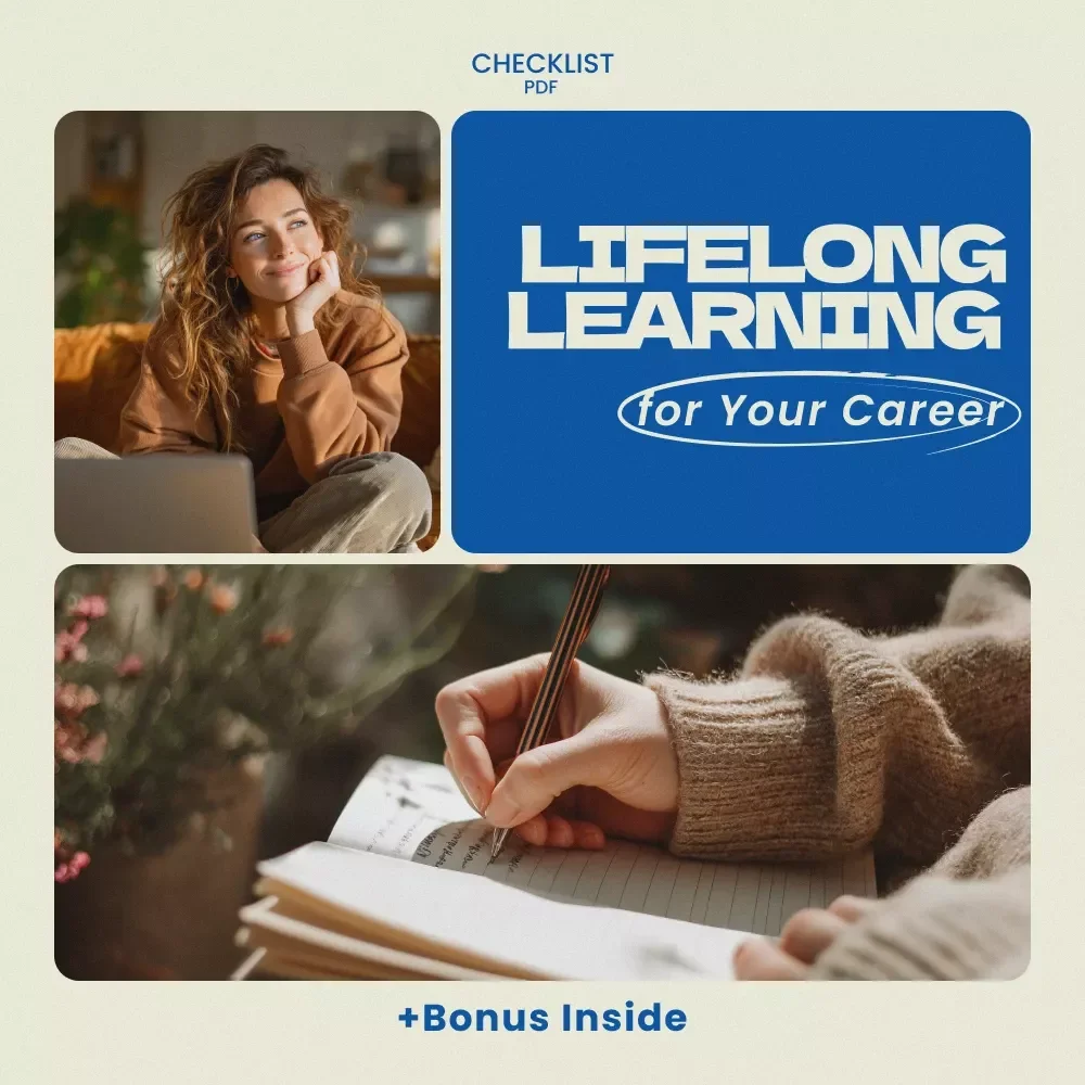 Lifelong Learning for Your Career: A Practical Checklist – How to Embrace Lifelong Learning for Your Career, Career Growth Digital Download, Professional Development Checklist
