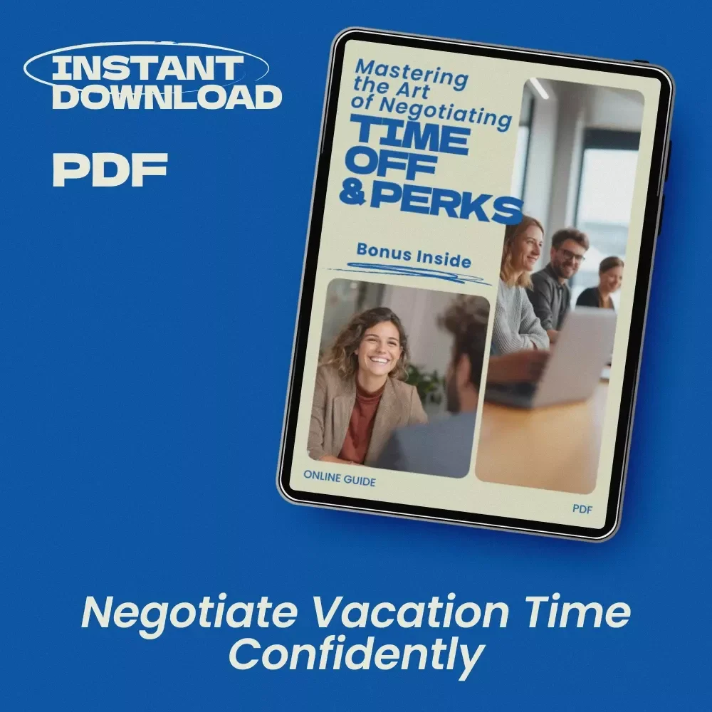 Mastering the Art of Negotiating Time Off & Perks: The Ultimate Guide on How to Negotiate Vacation Time and Benefits for Career Growth