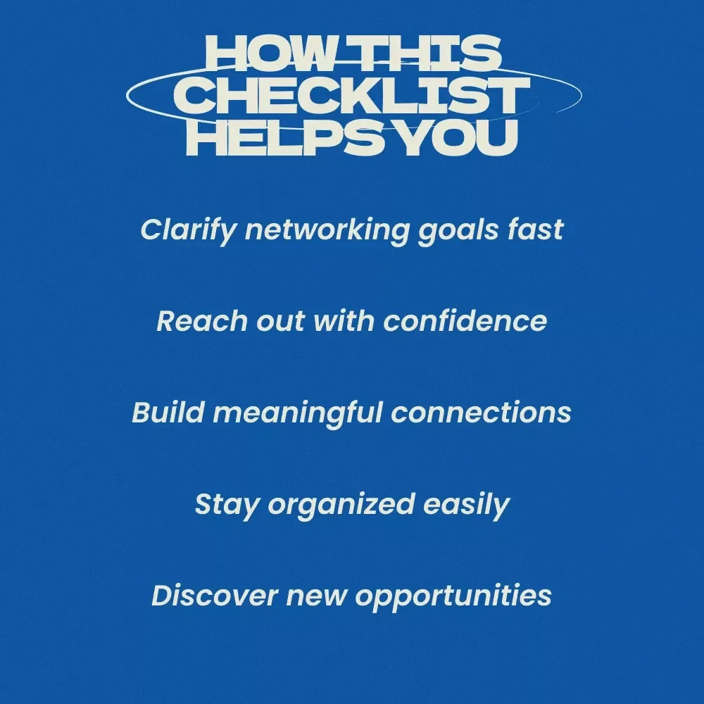 Building Professional Connections from Scratch – Checklist Guide for How to Build a Professional Network from Scratch, Career Networking Planner, Professional Relationship Building Toolkit