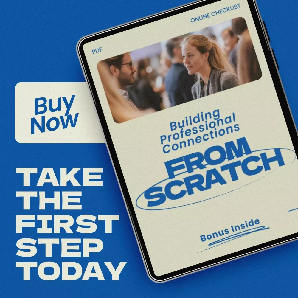 Building Professional Connections from Scratch – Checklist Guide for How to Build a Professional Network from Scratch, Career Networking Planner, Professional Relationship Building Toolkit