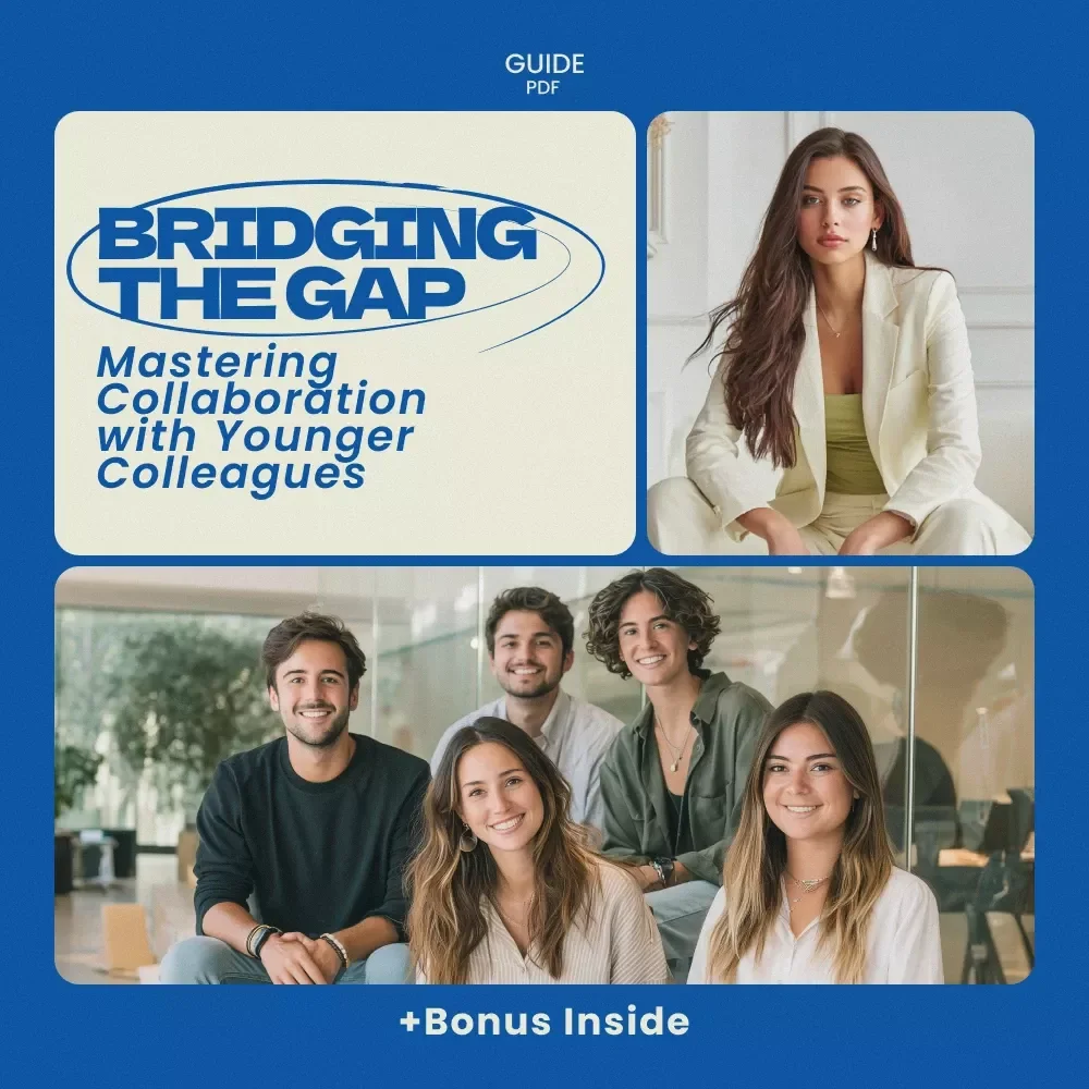 Bridging the Gap: Mastering Collaboration with Younger Colleagues | How to Work with Younger Colleagues Effectively Guide | Workplace Communication & Teamwork eBook