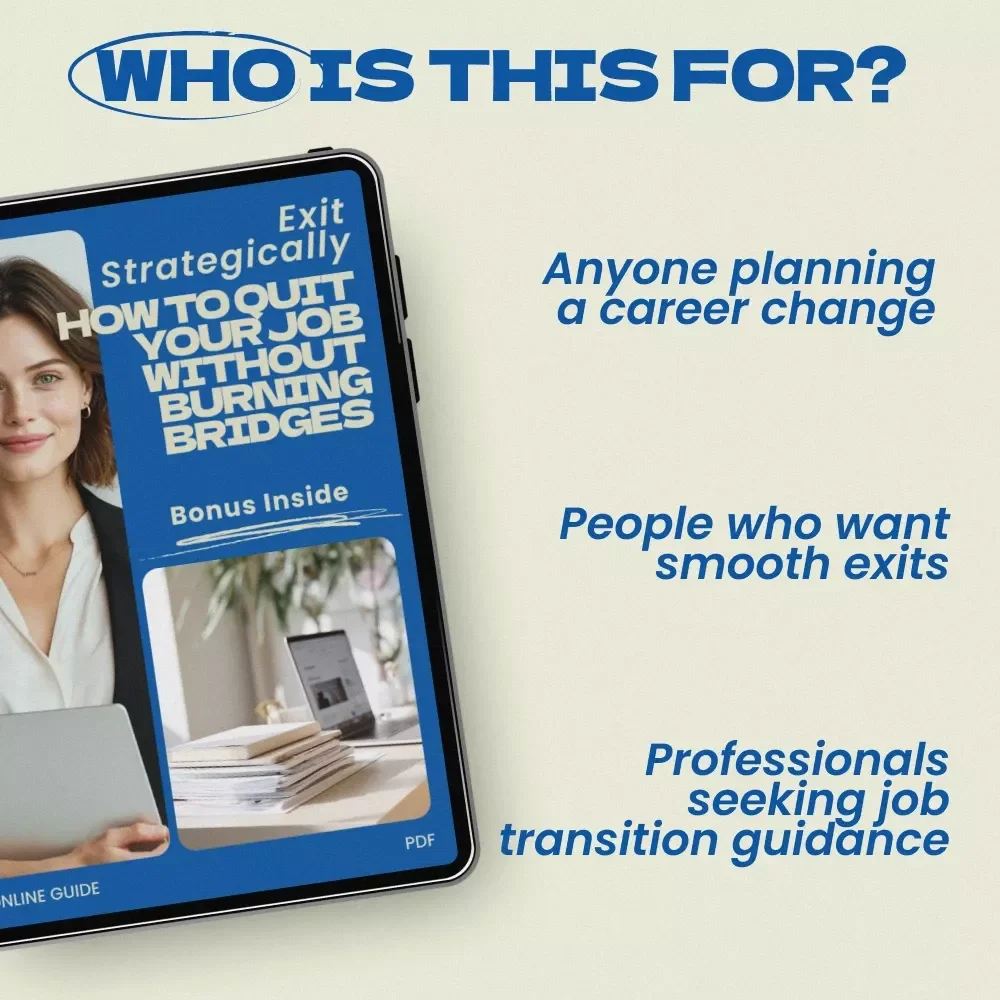 Exit Strategically: How to Quit Your Job Without Burning Bridges – Ultimate Guide on How to Quit Your Job the Right Way with AI Tools, Resignation Planning, and Career Transition Tips