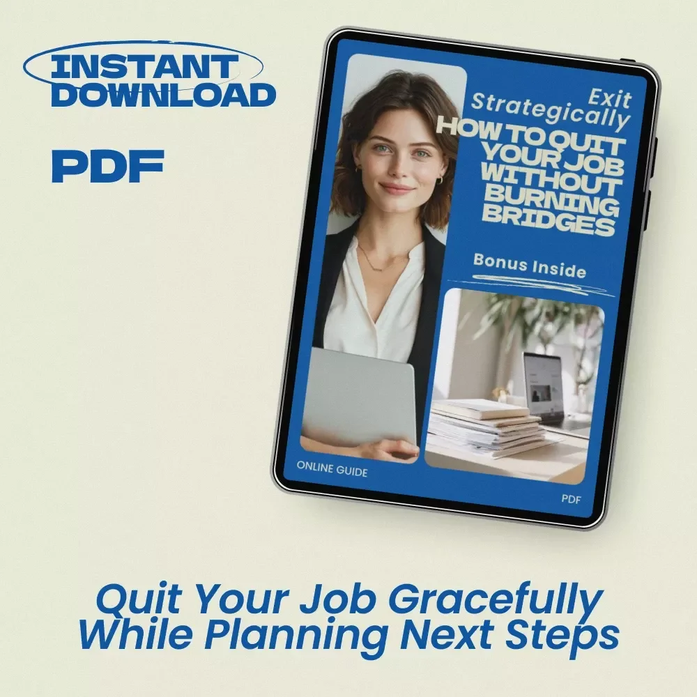 Exit Strategically: How to Quit Your Job Without Burning Bridges – Ultimate Guide on How to Quit Your Job the Right Way with AI Tools, Resignation Planning, and Career Transition Tips