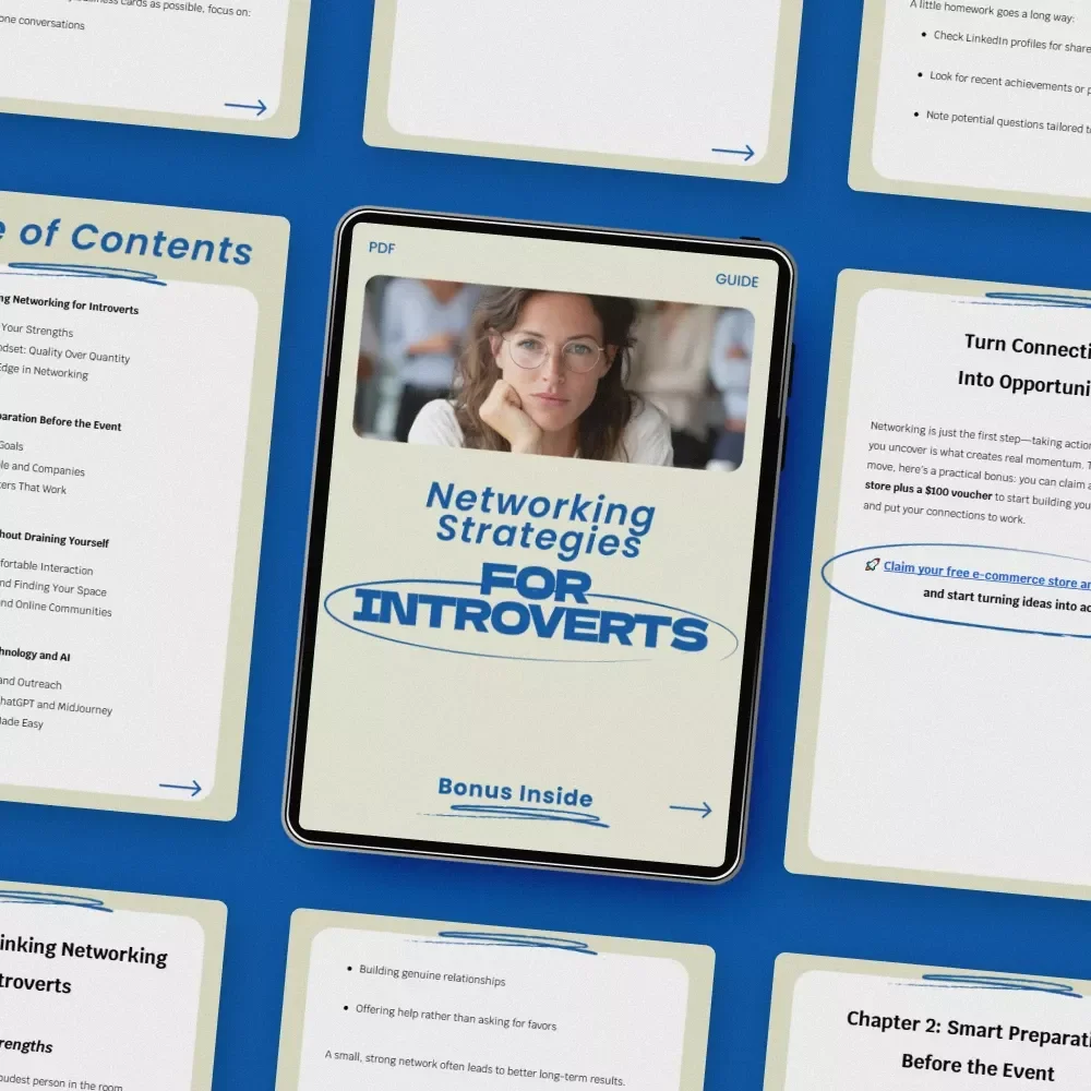 Networking Strategies for Introverts Guide – How to Network When You Are Introverted, Build Confidence, Meaningful Connections & Career Opportunities