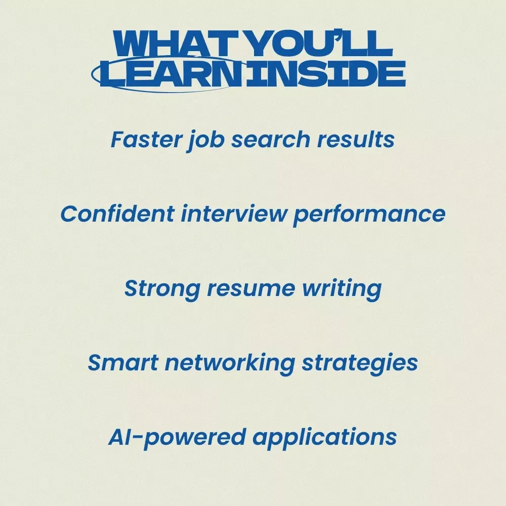 A Fresh Grad’s Playbook to Landing a Job Fast | how to get a job right after college graduation Guide, Career Starter eBook, Job Search Checklist for Graduates