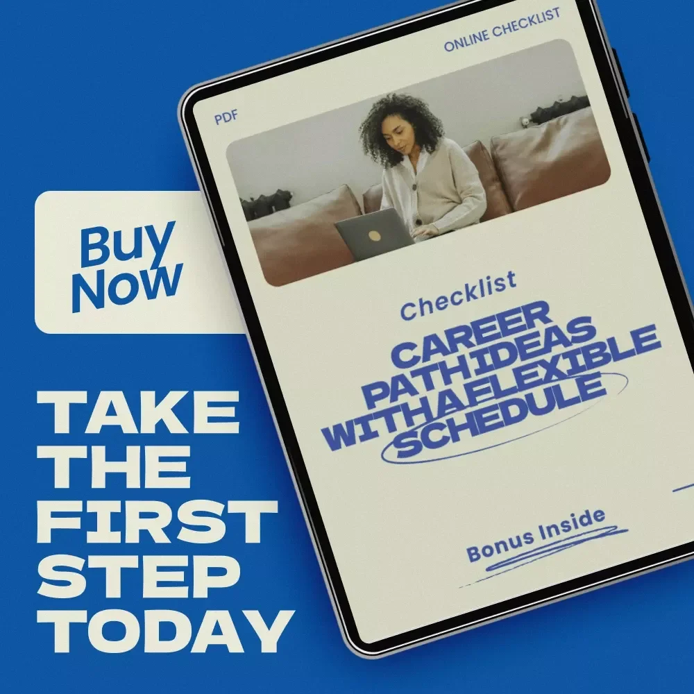 Career Path Ideas with a Flexible Schedule – Digital Checklist for Exploring Career Path Ideas with Flexible Schedule, Remote Work Options, Freelance Careers & Flexible Lifestyle Planning