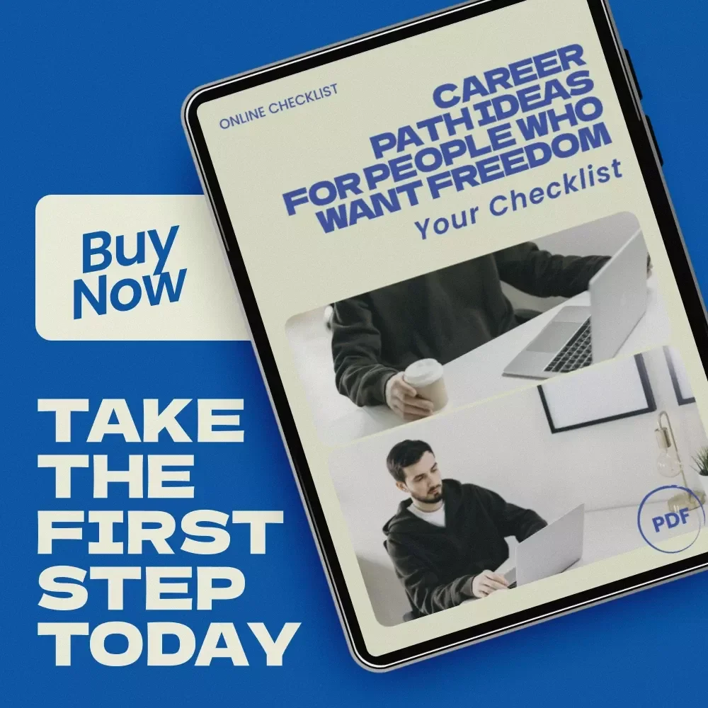 Career Path Ideas for People Who Want Freedom – Digital Checklist for Flexible Work, Remote Careers & Lifestyle Design | Career Path Ideas for People Who Want Freedom Guide