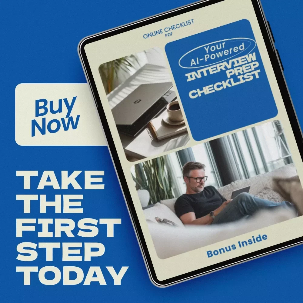 Your AI-Powered Interview Prep Checklist – How to Use AI to Research Companies Before an Interview | Job Interview Research Guide | AI Career Preparation Checklist Digital Download