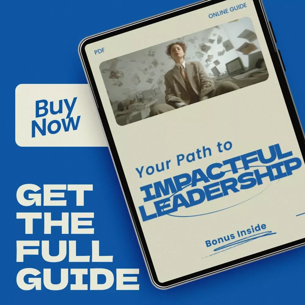 Your Path to Impactful Leadership, Leadership Skills Workbook, Personal Development eBook, Team Leadership & Influence Guide