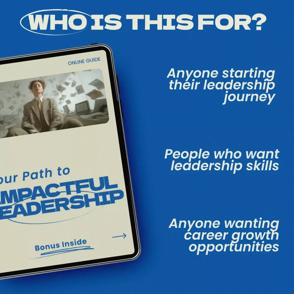 Your Path to Impactful Leadership, Leadership Skills Workbook, Personal Development eBook, Team Leadership & Influence Guide