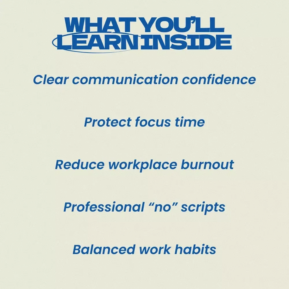 Mastering Boundaries at Work Without Burning Bridges | Practical Guide on how to set boundaries at work, Workplace Communication, Productivity & Professional Relationships