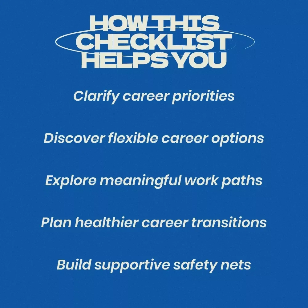 Career Path Ideas After Burnout Checklist – Digital Download Guide for Career Change, Work-Life Balance Planning, Career Reset Workbook, Career Path Ideas After Burnout