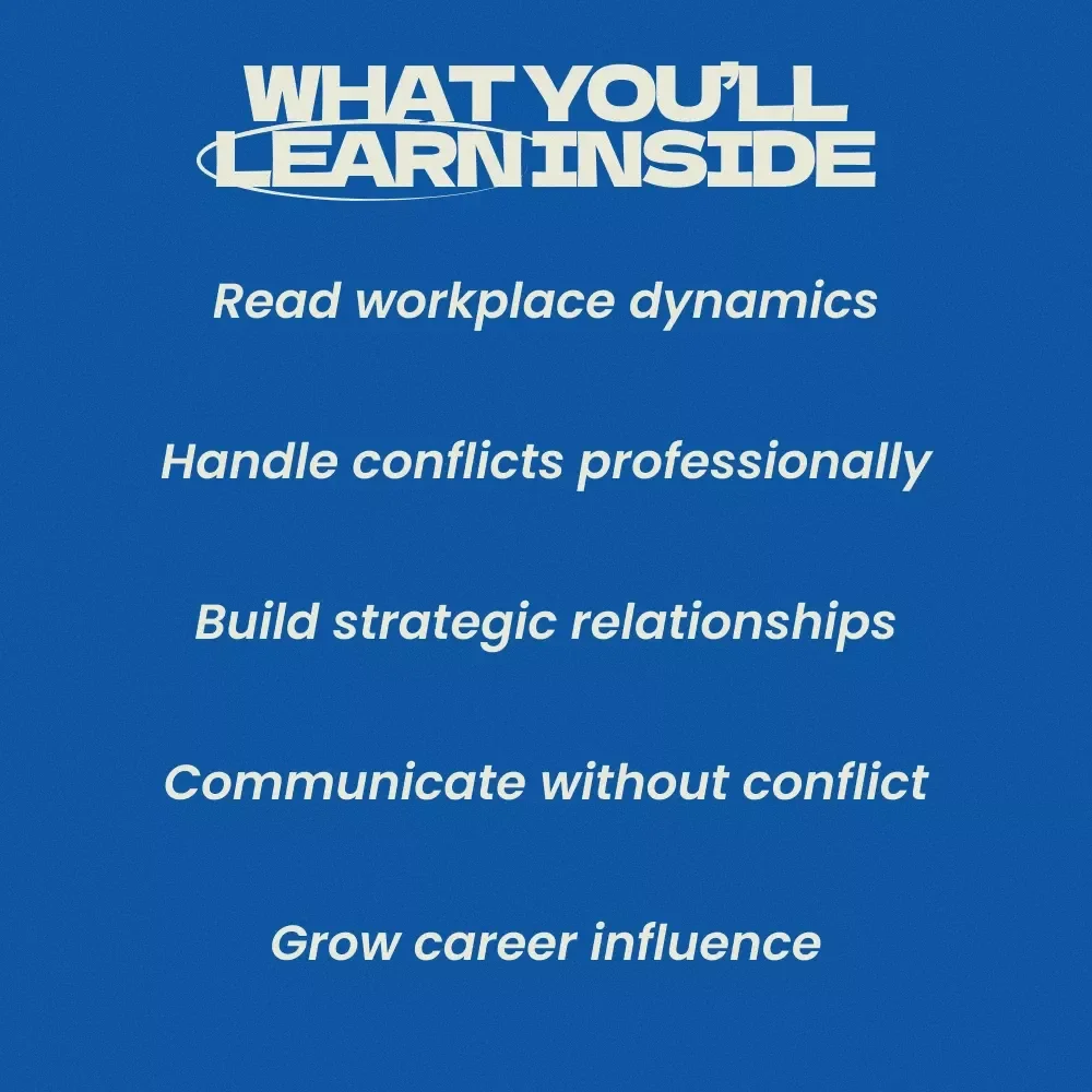 Mastering the Invisible Game: Smart Strategies for Office Politics | Practical Guide on how to handle office politics, Workplace Strategy eBook, Career Growth & Professional Communication Digital Download