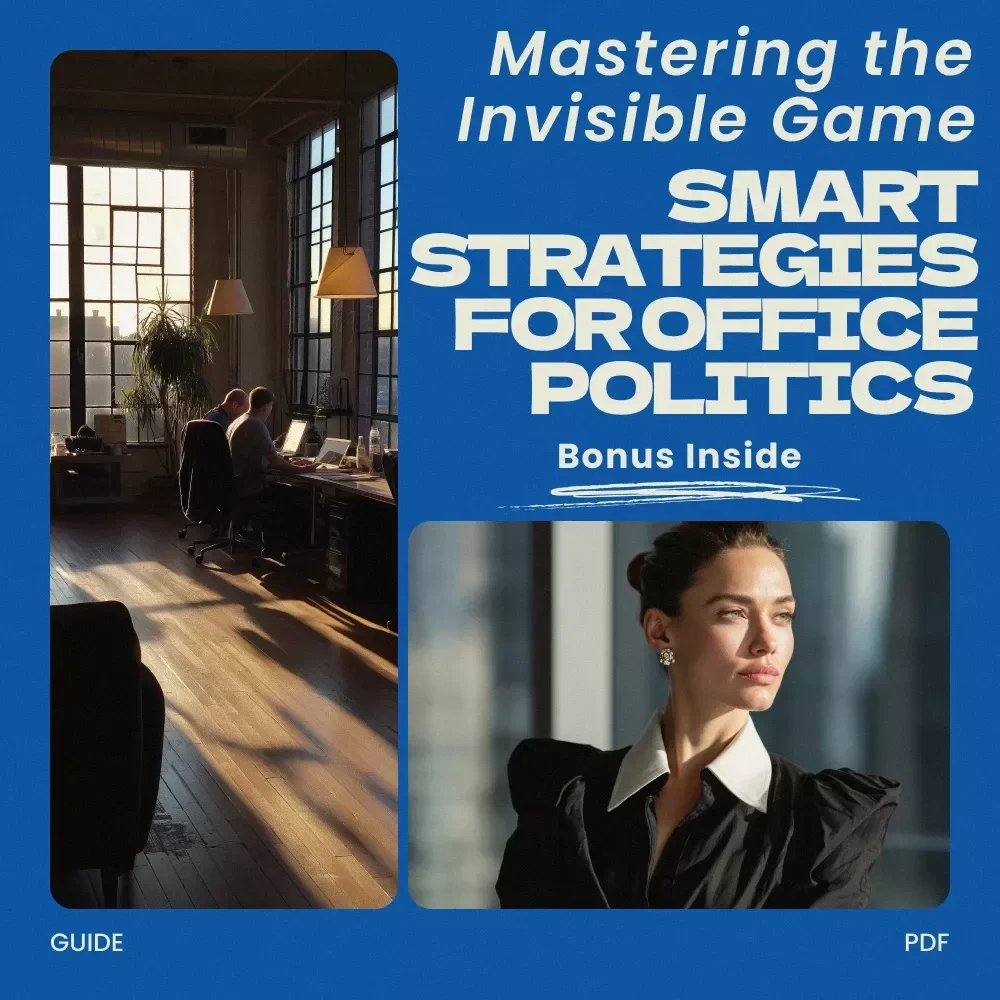 Mastering the Invisible Game: Smart Strategies for Office Politics | Practical Guide on how to handle office politics, Workplace Strategy eBook, Career Growth & Professional Communication Digital Download