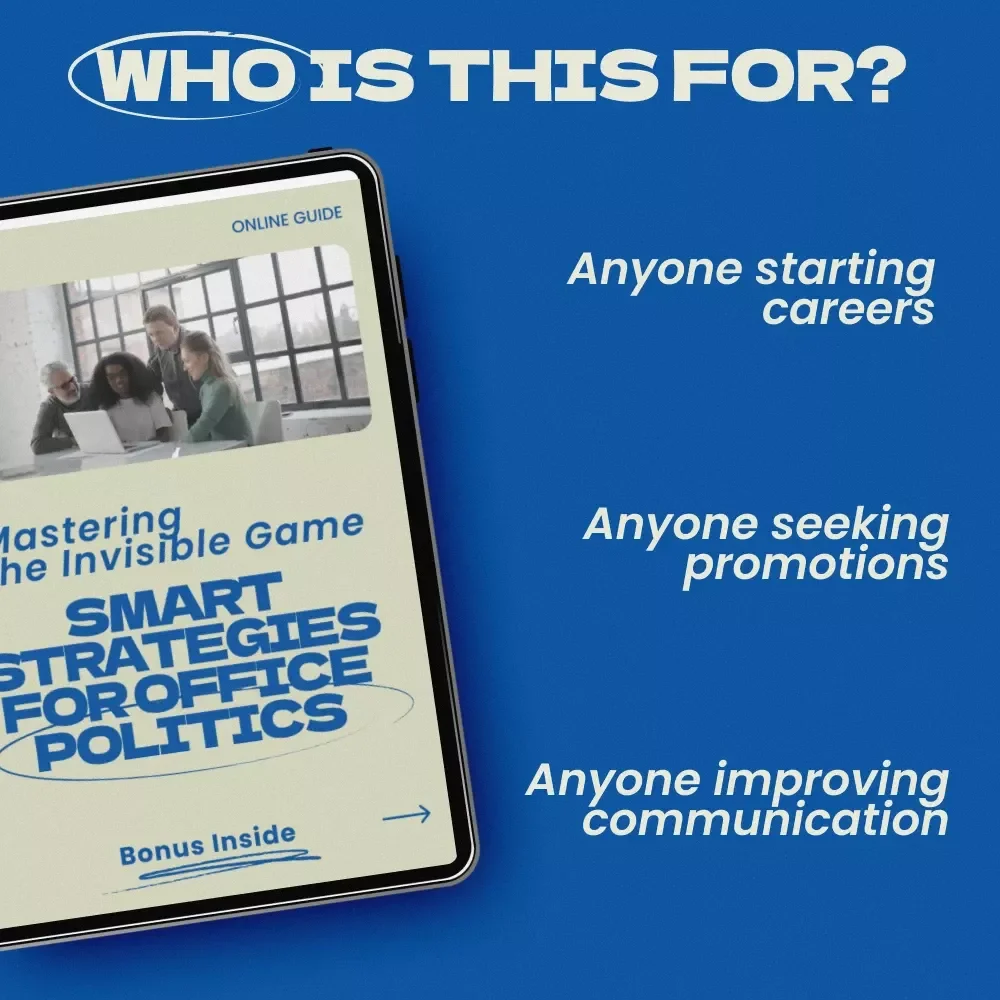 Mastering the Invisible Game: Smart Strategies for Office Politics | Practical Guide on how to handle office politics, Workplace Strategy eBook, Career Growth & Professional Communication Digital Download