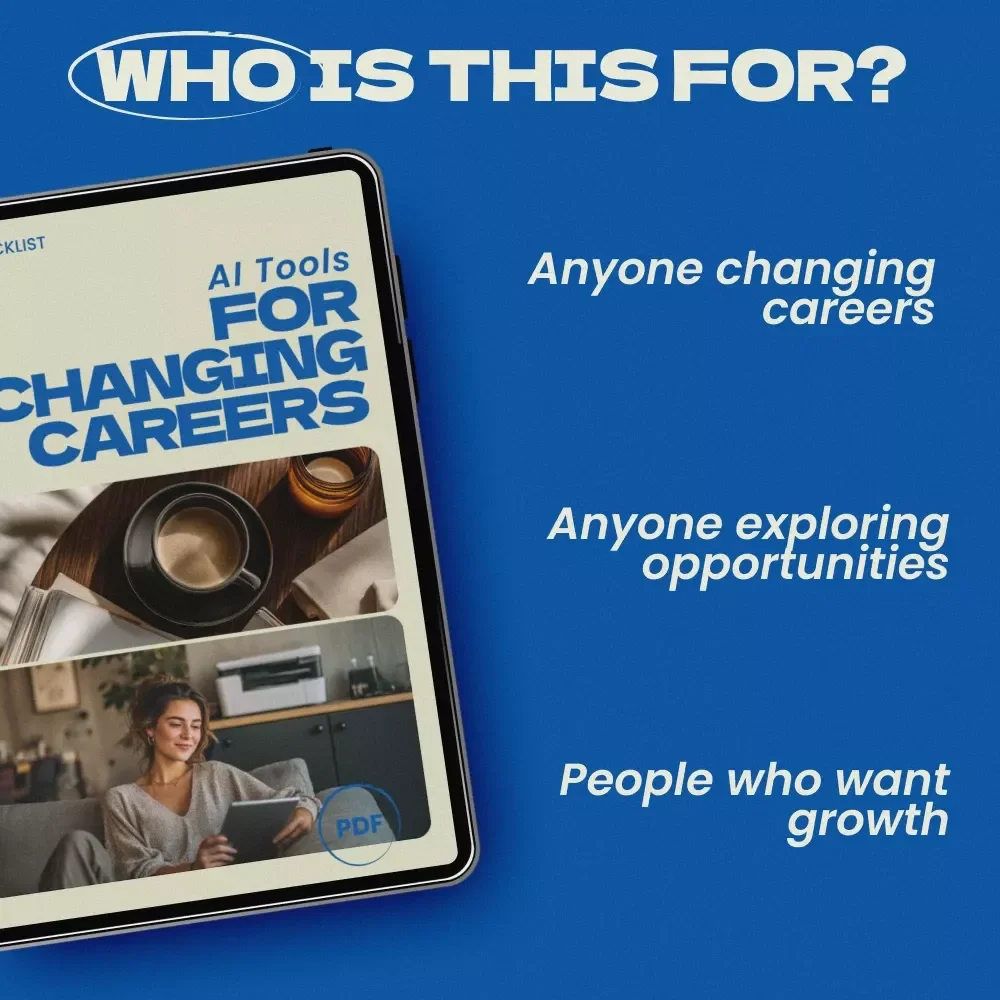 AI Tools for Changing Careers Checklist – AI Tools That Help With Career Changes, Career Pivot Planner, AI Career Transition Guide, Resume & LinkedIn Optimization Toolkit