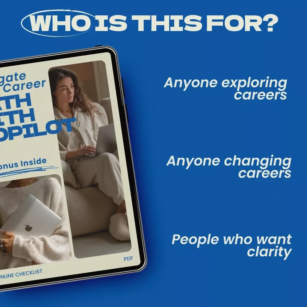 Navigate Your Career Path with Copilot – Career Research Checklist & AI Prompt Guide | how to use copilot for career research | Career Planning Digital Download