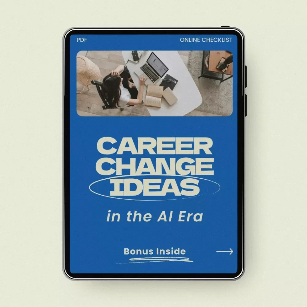 Career Change Ideas in the AI Era – Practical Checklist for Future-Proof Careers, Digital Download Career Planning Guide, Smart Career Change Ideas in the AI Era Resource