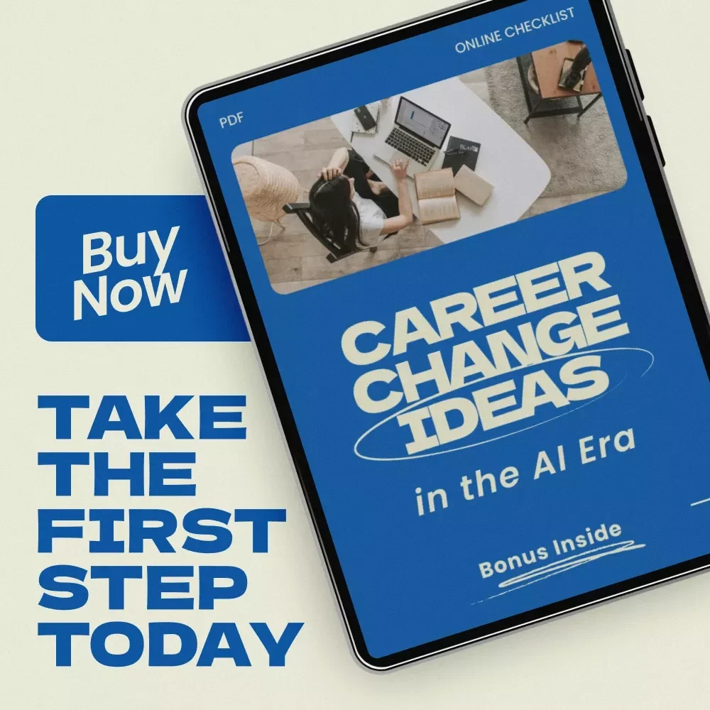 Career Change Ideas in the AI Era – Practical Checklist for Future-Proof Careers, Digital Download Career Planning Guide, Smart Career Change Ideas in the AI Era Resource