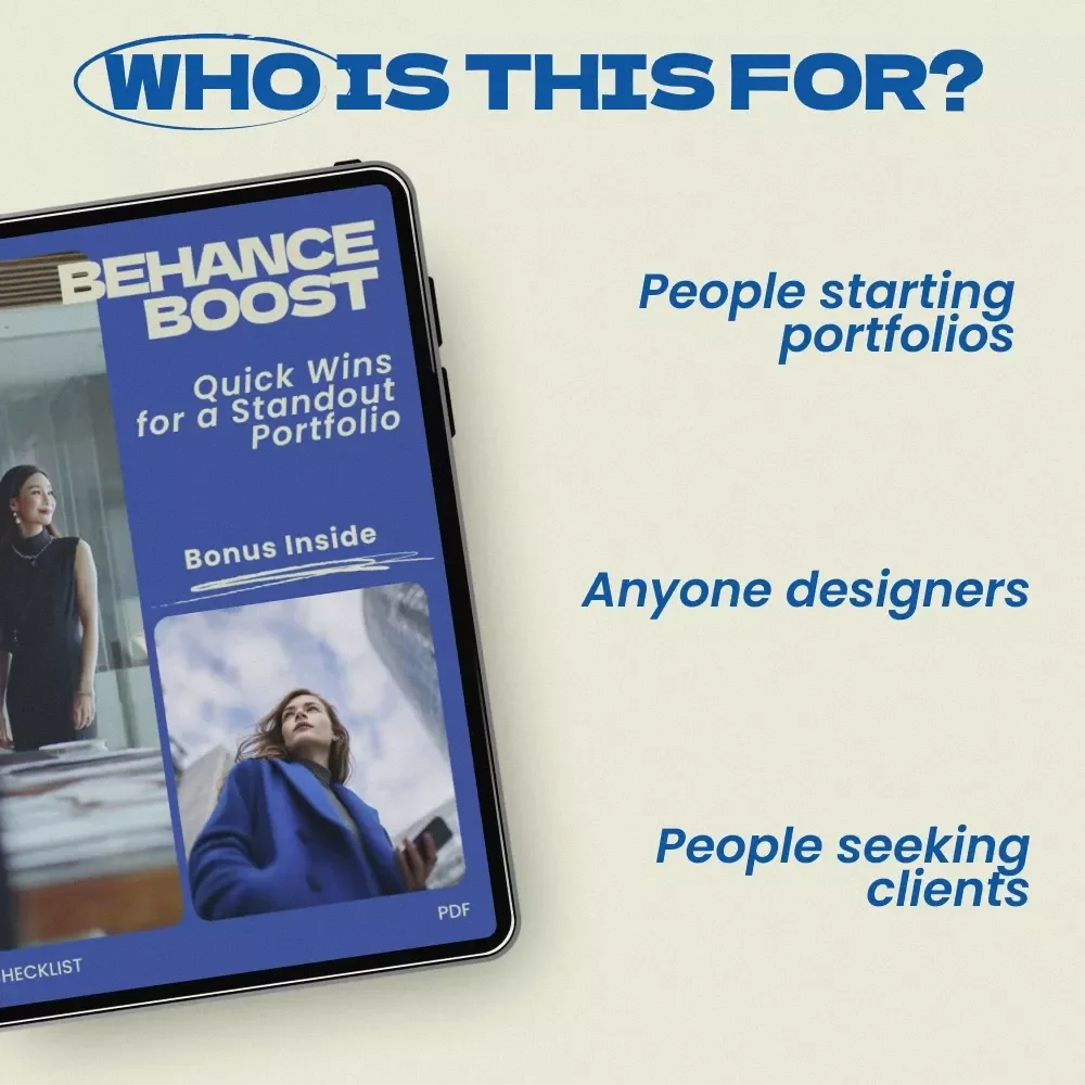 Behance Boost: Quick Wins for a Standout Portfolio – Checklist Guide on how to use behance for creative portfolios, Designer Portfolio Optimization, Creative Career Growth Tool