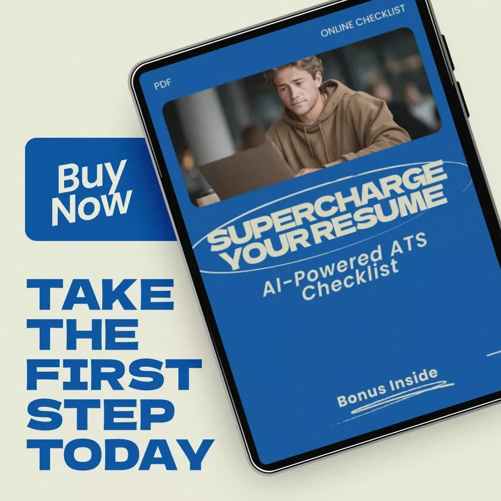 Supercharge Your Resume: AI-Powered ATS Checklist – How to Use AI to Optimize Your Resume for ATS | Job Search Guide, Resume Optimization Toolkit, Digital Download Career Resource