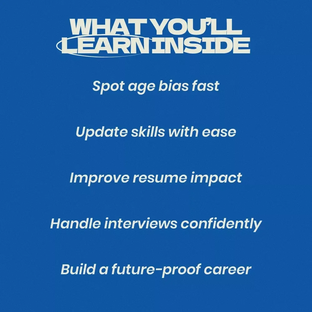 How to Outsmart Bias and Thrive at Any Stage of Your Career | Guide on how to overcome age discrimination | Career Growth Digital Download
