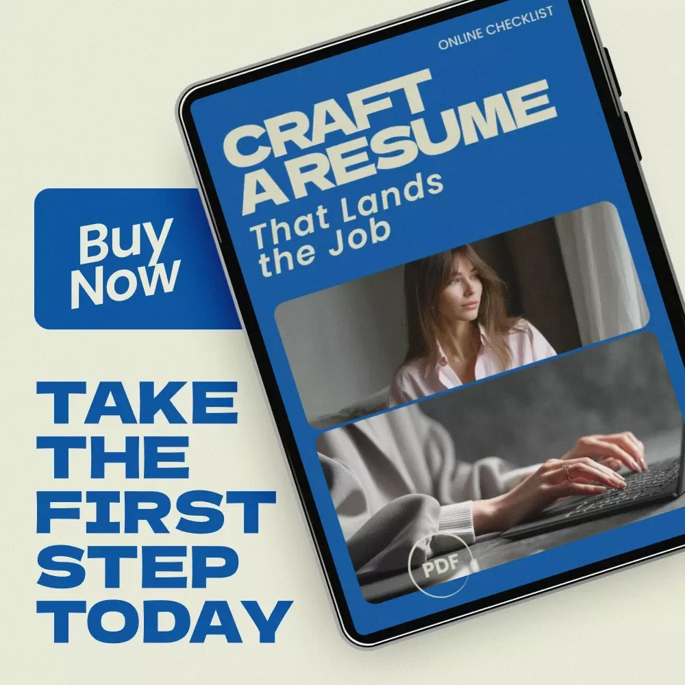 Craft a Resume That Lands the Job – ATS-Friendly Resume Checklist & Step-by-Step Guide on how to build a resume for a specific job | Job Application Planner | Career Success Digital Download