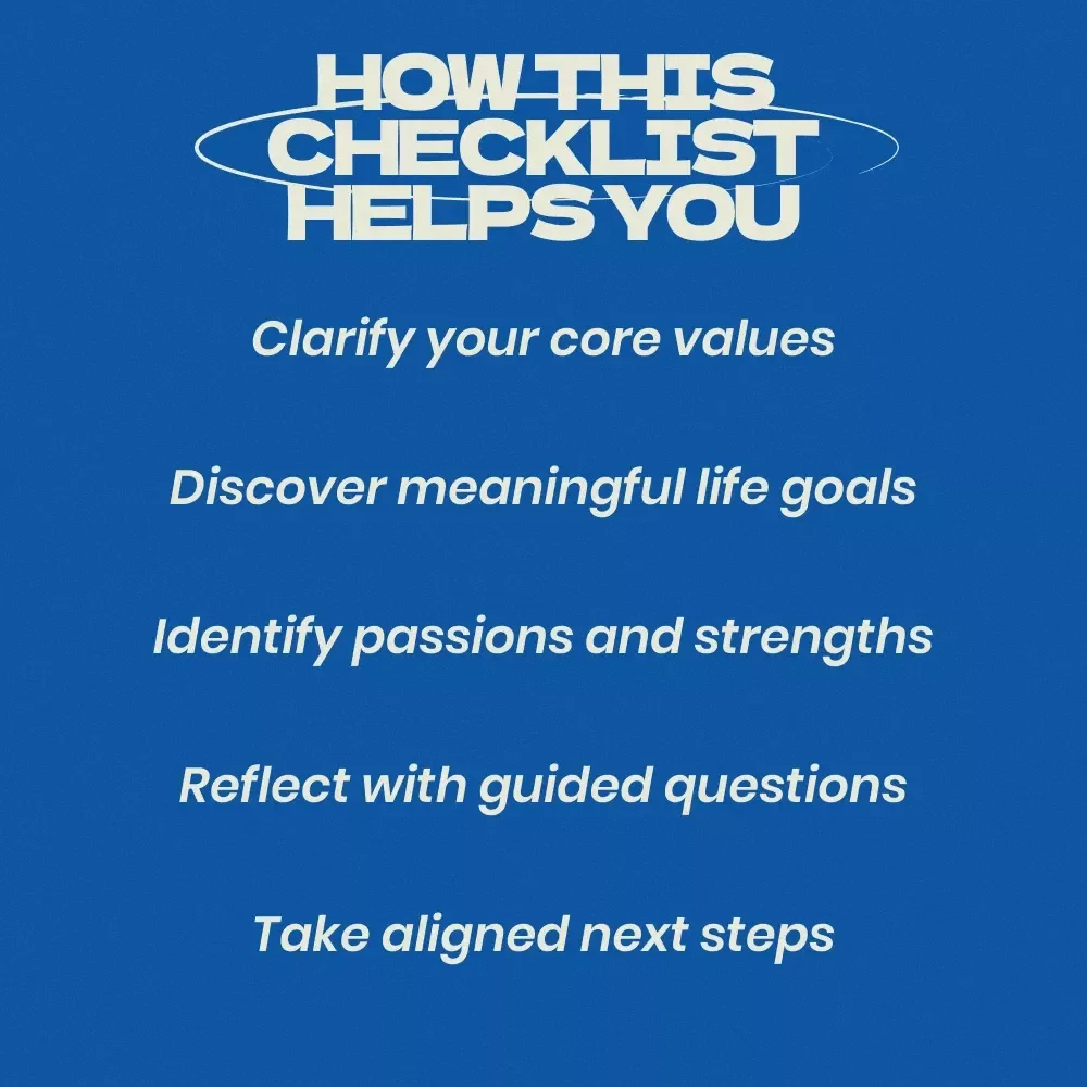 Self-Discovery Questions for Life Direction: A Checklist | Self Discovery Questions for Life Direction Printable PDF, Personal Growth Reflection Workbook, Life Purpose Journal Prompt Checklist