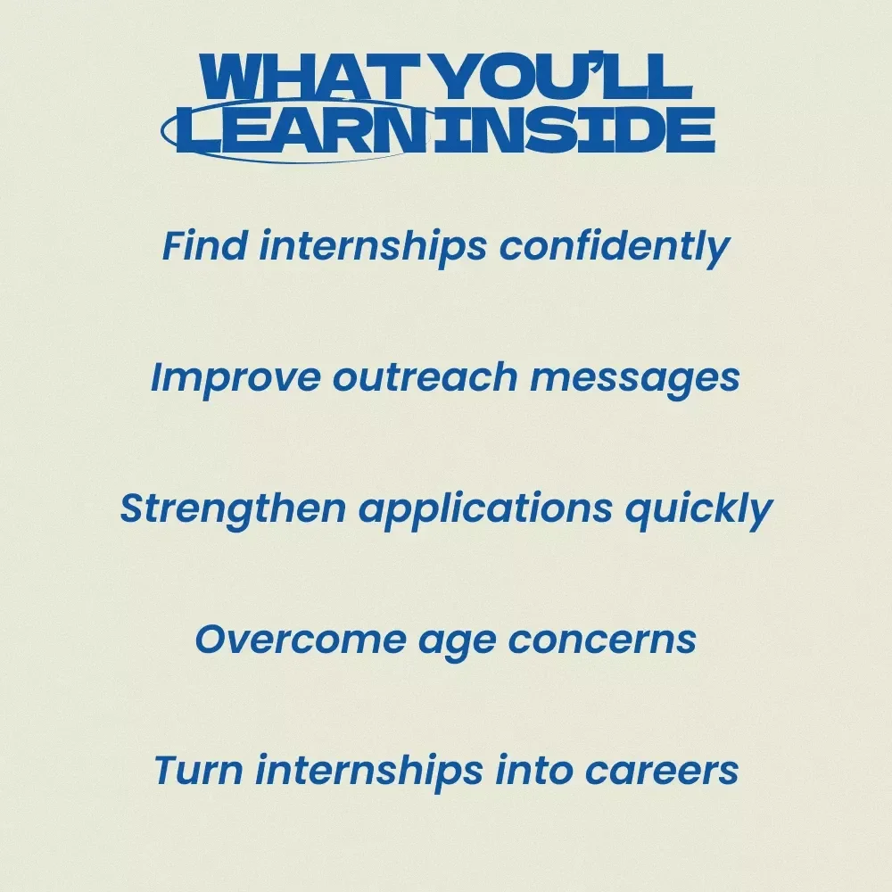 How to Ask for an Internship as an Adult – Practical Career Transition Guide, Networking & Outreach Strategy, Resume and LinkedIn Messaging Tips for Adults Seeking Internships