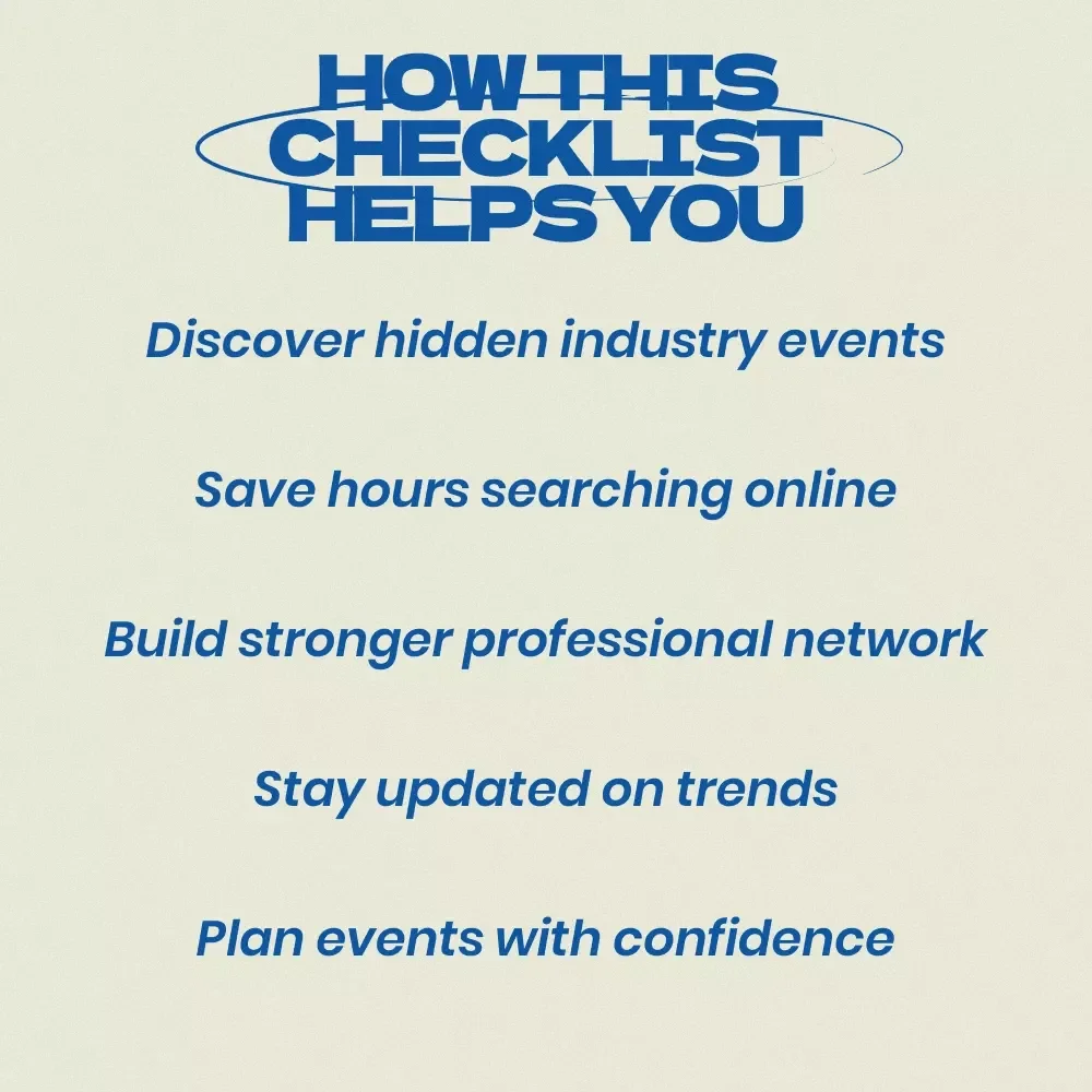 Your Insider’s Checklist for Snagging Industry Events Near You – How to Find Industry Events and Conferences Near You | Networking Event Discovery Guide | Professional Development Checklist