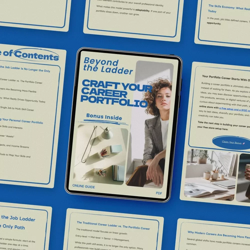 Beyond the Ladder: Craft Your Career Portfolio — A Practical Guide on how to build a career portfolio not a job ladder for Modern Professionals, Creators, and Career Changers