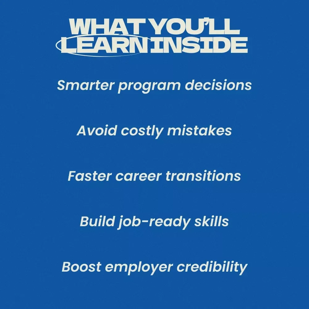Choosing the Right Certificate Program for Your Career Change – Ultimate Guide on how to choose a certificate program for a career pivot, Career Switch Planner, Certification Roadmap eBook