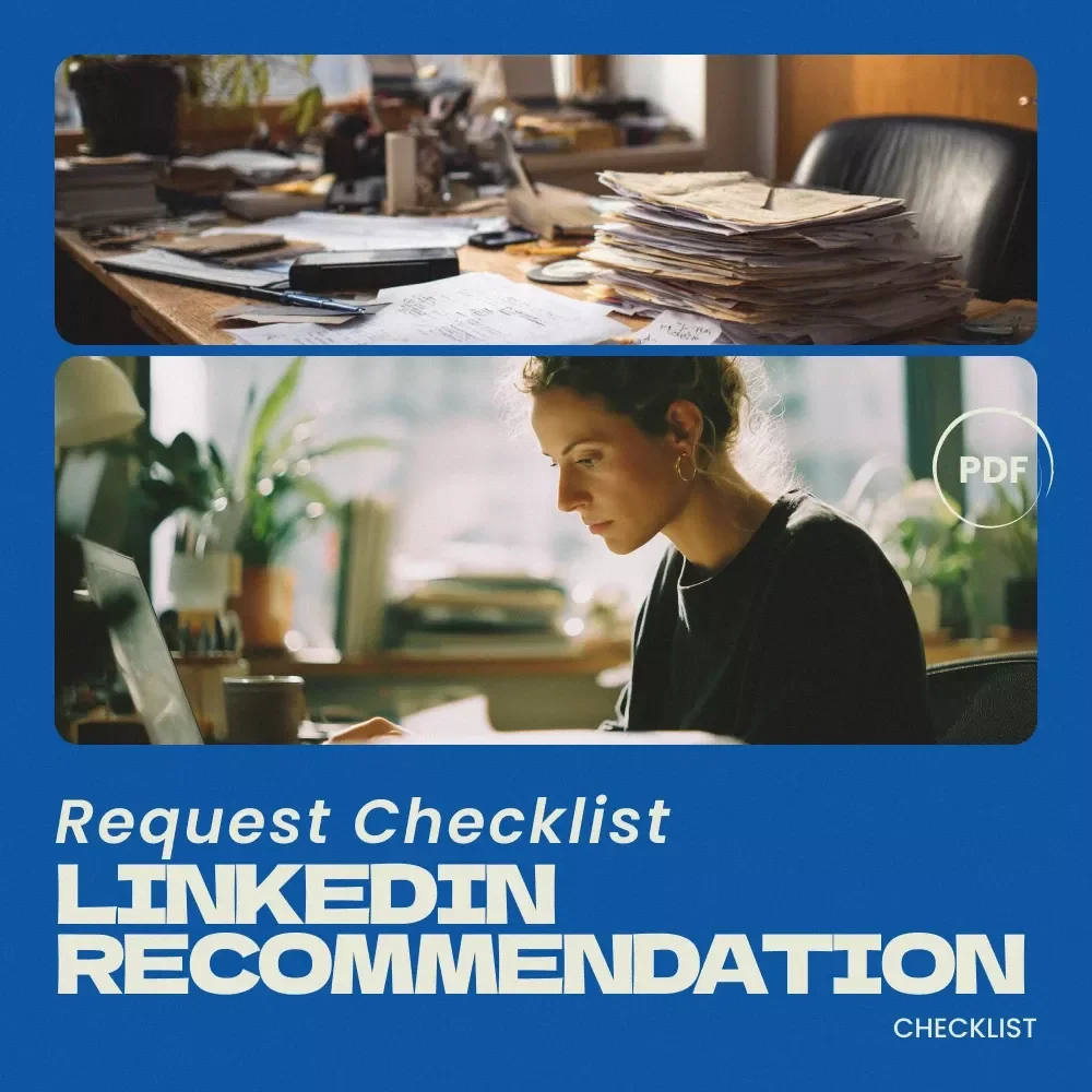 LinkedIn Recommendation Request Checklist – Professional Guide on How to Get Recommendations on LinkedIn, Career Branding & Networking Digital Download