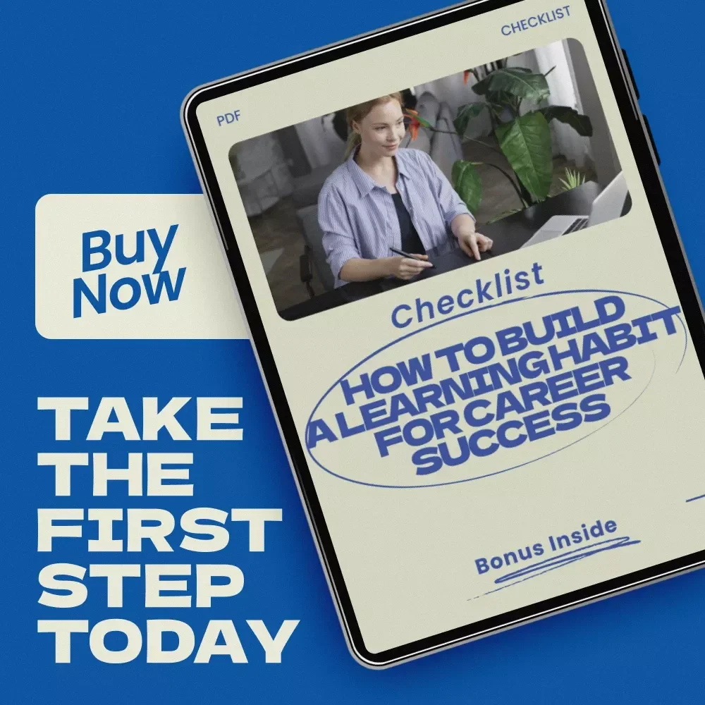 Checklist: How to Build a Learning Habit for Career Success – Digital Download Guide for Professionals, Daily Learning Routine Planner, Skill Growth & Productivity Checklist