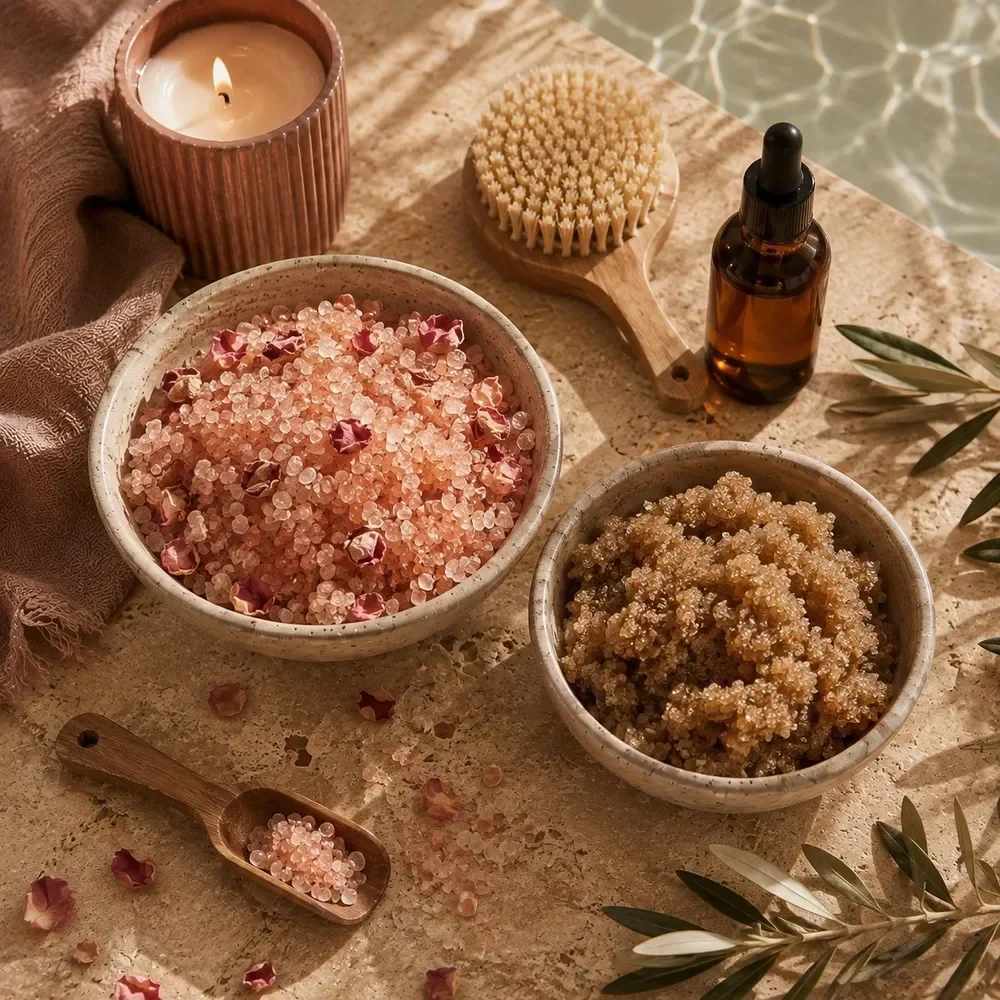 Salt vs Sugar Scrubs: Choosing Your Match