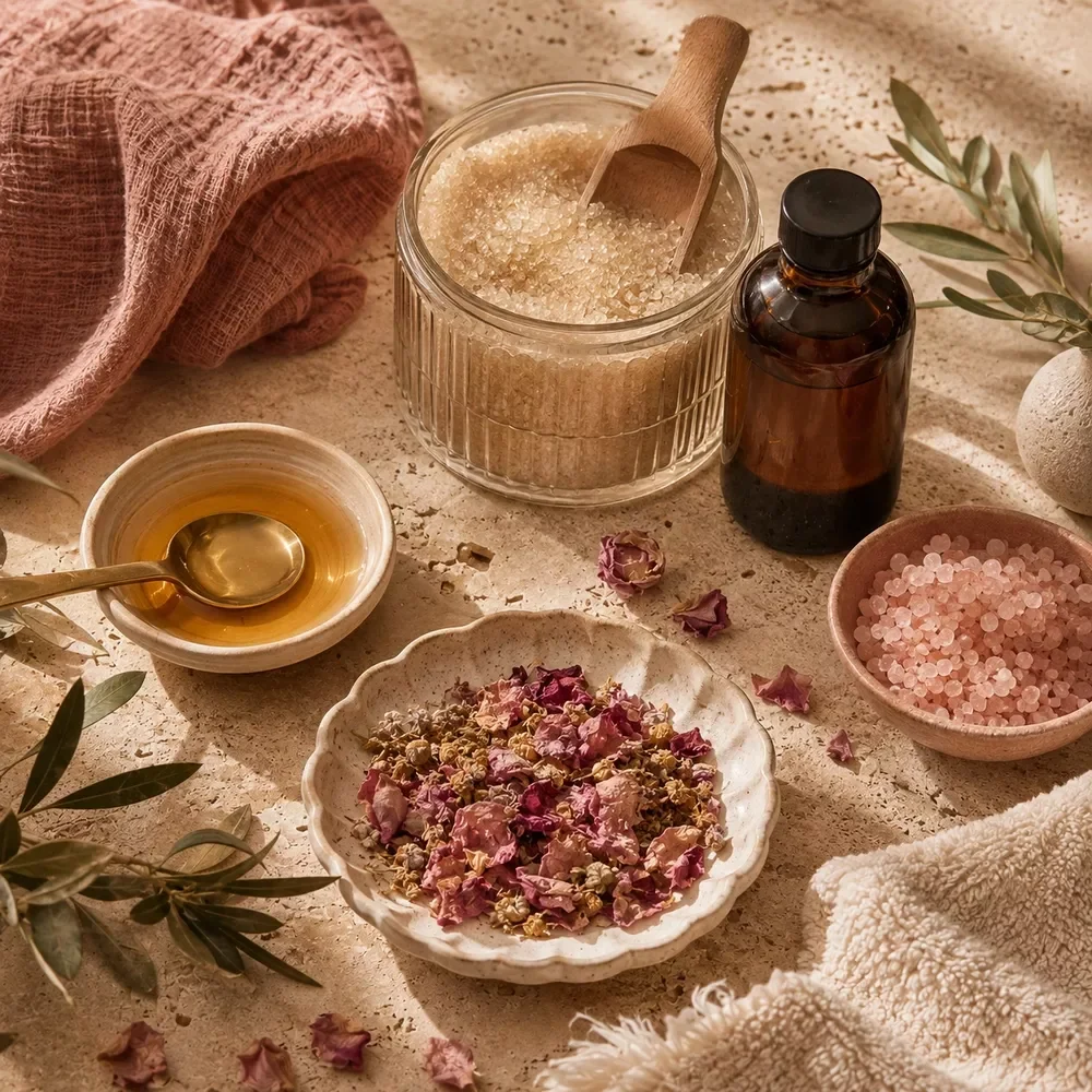 DIY Sugar Scrub Supplies