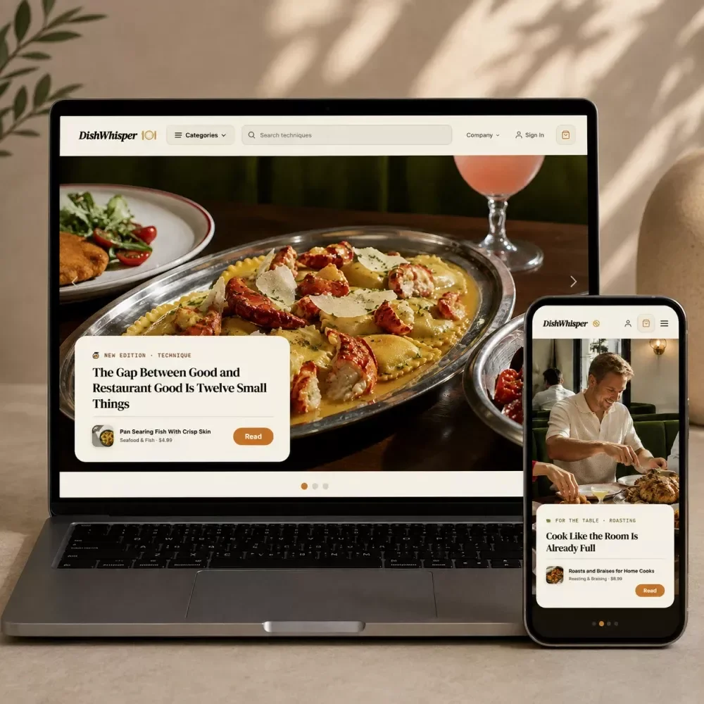 Cooking & Recipes Online Business Asset Pack