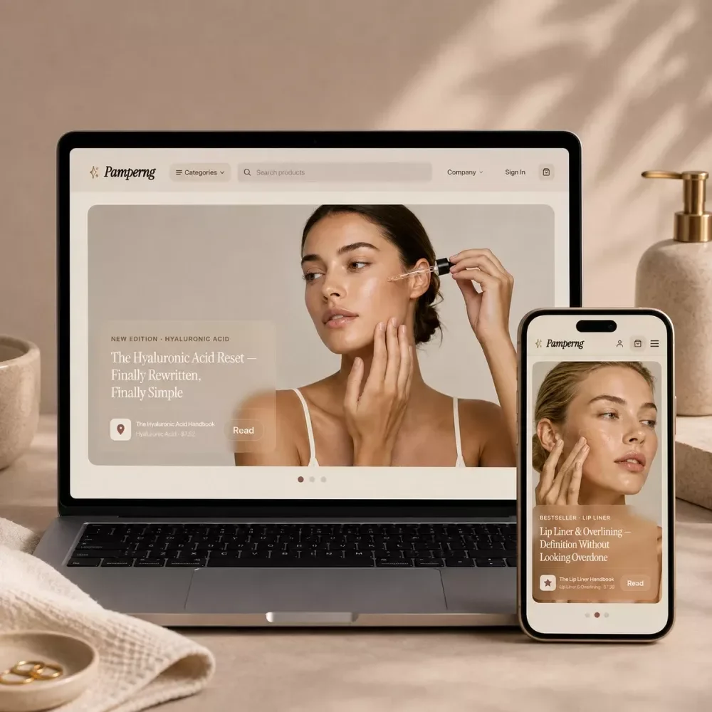 Glow & Beauty Rituals Online Business Asset Pack