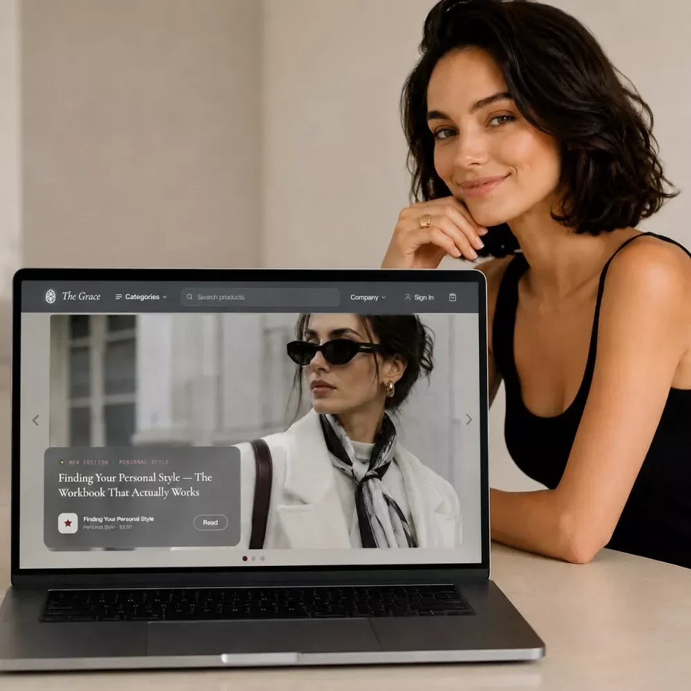 Personal Style & Trends Online Business Asset Pack + Ready-to-Use AI Influencer
