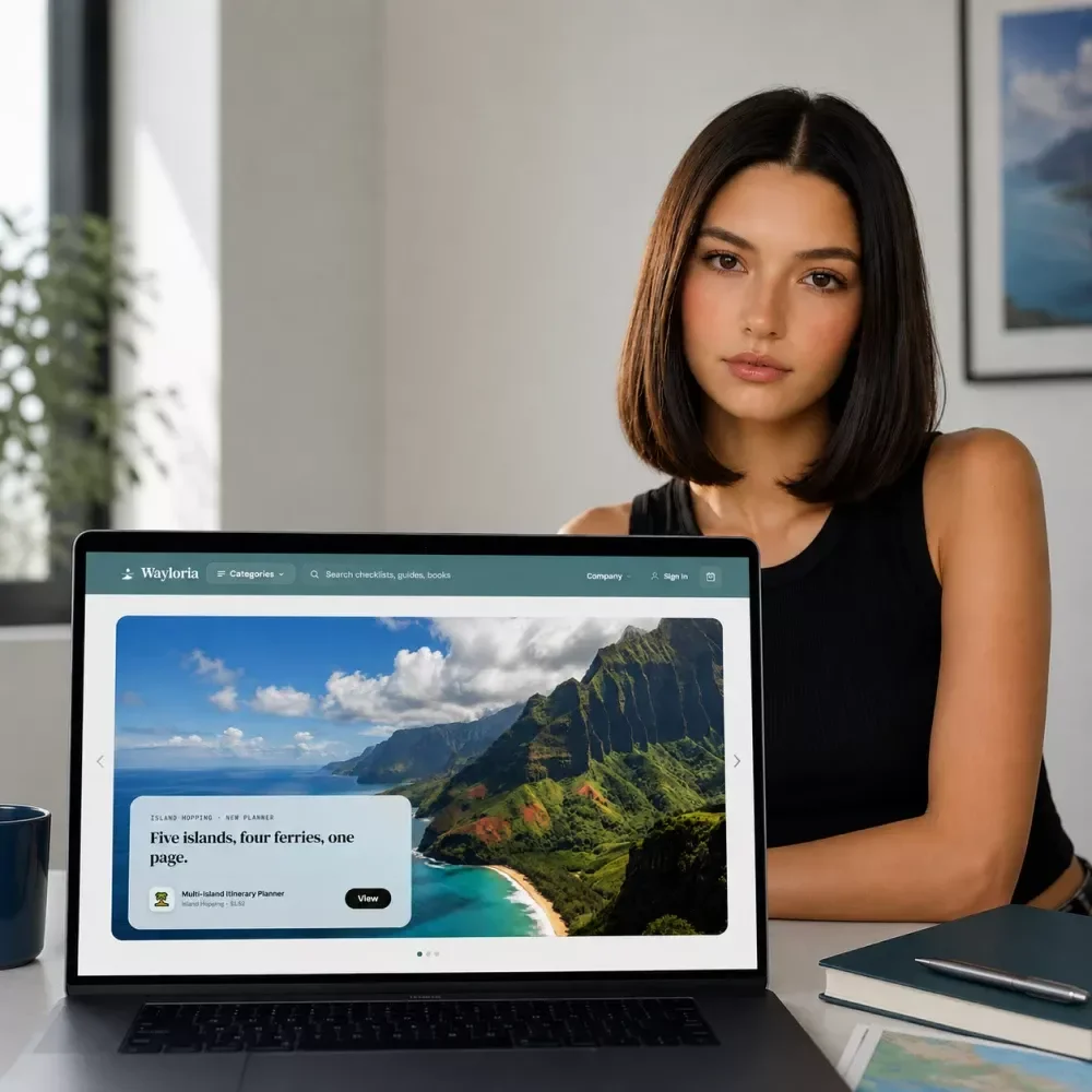 Smart Travel Online Business Asset Pack + Ready-to-Use AI Influencer