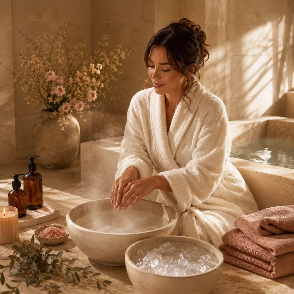 Hot & Cold Contrast Therapy at Home