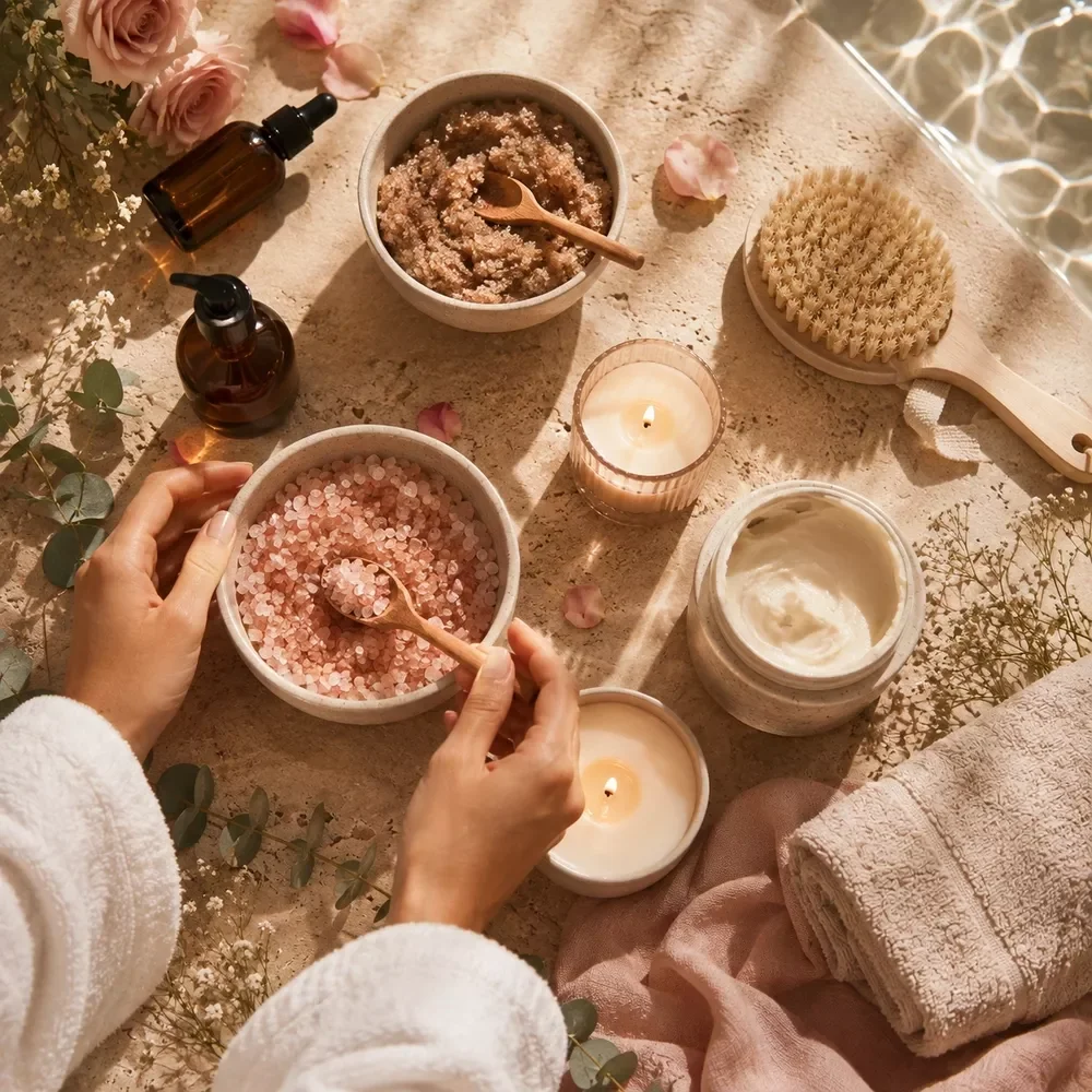 Sunday Reset Spa Routine Steps