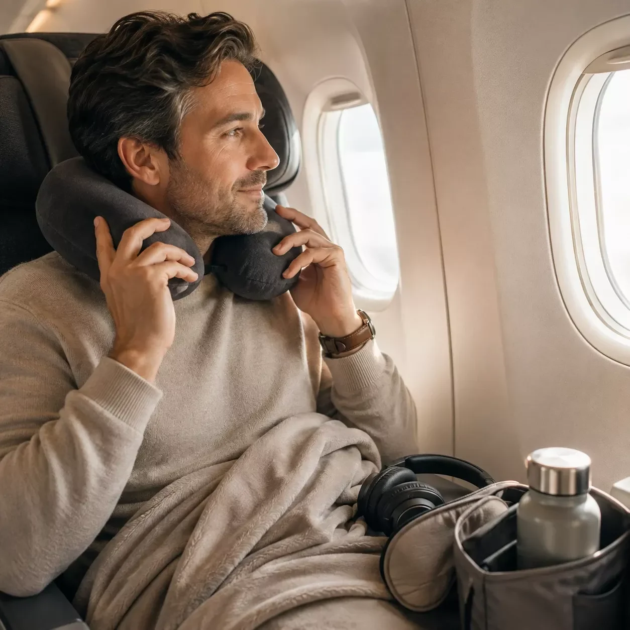 In-Flight Comfort Steps