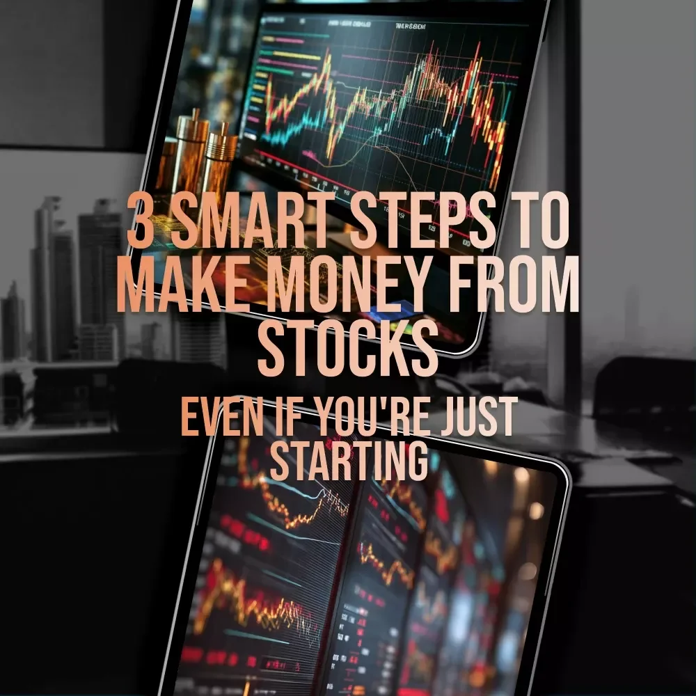 3 Smart Steps to Make Money from Stocks (Even If You're Just Starting) – Beginner’s Stock Market Guide | How Do I Make Money from Stocks | Digital Download eBook Checklist — video