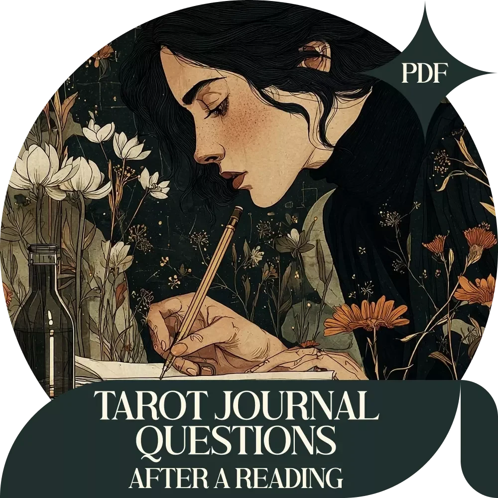 Tarot Journal Questions After a Reading - Reflect & Grow with this Printable Tarot Journal Checklist — video